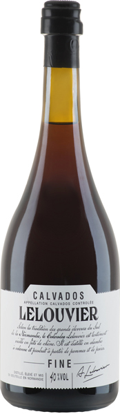 bottle LeLouvier 70cl - vol 40% Calvados A.O.C Fine